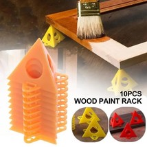 10pcs Woodworking Paint Rack Tool Set Mini Pyramid Bracket for Carpenter Spray - £7.29 GBP
