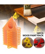 10pcs Woodworking Paint Rack Tool Set Mini Pyramid Bracket for Carpenter... - £7.31 GBP