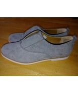 BASS &quot;DYLAN&quot; GRAY SUEDE LEATHER PULL-ON SHOES-10M-NWOB-COMFORT SHOE-NICE - £11.00 GBP