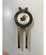 Brass Golf Design Kansas Jayhawks Divot Tool Money Clip - $27.01 CAD