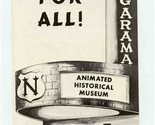 Niagarama Animated Historical Museum Brochure Niagara Falls 1950&#39;s - £22.27 GBP