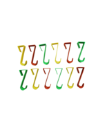 Over-The-Door Hanger Hook Hanger Set  12-Pack of 4.5 in Multi Color - $10.86