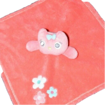 An item in the Baby category: Baby Gear Coral Pink Owl Security Blanket Lovey Flowers