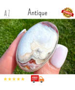 Natural Agate Gemstone Ring Massive Sterling Silver 925 Women&#39;s Jewelry ... - $354.69 CAD