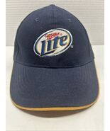 Miller Lite Beer Blue/Gold Truckers Hat Baseball Cap Adjustable Back - €10,96 EUR
