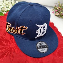 Detroit Tigers 9FIFTY Adjustable Snapback New Era Cap - Dark Blue NEW - $26.98