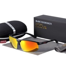 Aluminium Magnisium Sport Sunglasses Polarized Light Weight Driving Glases Men W - £28.29 GBP