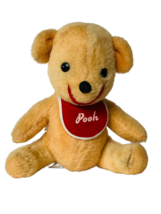 Winnie The Pooh Disney Plush vtg Stuffed Animal California Toys Bib disn... - £50.60 GBP