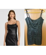 VINTAGE JOHN MURROUGH SEXY GENUINE LEATHER MINI DRESS - PETITE 2 - $2,393.19 MXN