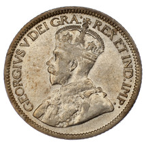 Moneda De Plata De 10 Centavos De Canadá De 1931 En Condición XF+ KM #23a - £25.05 GBP