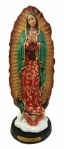 Ebros Lady of Guadalupe Catholic Divinity Figurine 12&quot; H with Brass Plat... - £31.38 GBP