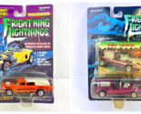 2- Johnny Lightning Frightning Lightnings: Haulin&#39; Hearse + Surf Hearse ... - $19.79