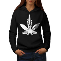 Wellcoda Music 42 Blunt Leaf Addicted Womens Hoodie - £30.42 GBP