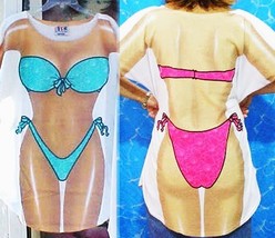 L.a. imprint bikini shirt, Halloween costume cover-up one or plus size d... - $505.98 MXN+