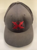 OX  Hat Cap Snapback Gray Mesh Adjustable OSFA X - $7.91