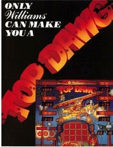 Top Dawg Shuffle Alley FLYER Original 1988 Arcade Game Paper Artwork Vin... - £19.06 GBP