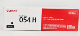 Canon Genuine 054H Black Toner Cartridge High Capacity LBP620C Series New - $1,580.07 MXN