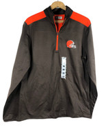 Cleveland Browns 1/4 Zip Pullover Medium Mens Knit NFL Shirt Light Jacke... - £29.68 GBP