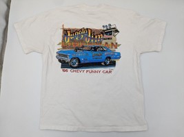 Vintage Jungle Jim Liberman 66 Chevy Funny Car 1993 90s Shirt Men&#39;s Larg... - £36.56 GBP