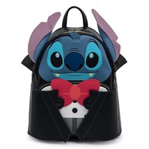 Loungefly Disney Vampire Stitch Halloween Bowtie Mini Backpack - £101.68 GBP