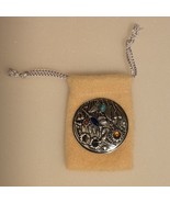 Carolyn Pollack Relios Fritz Cassie Native American Brooch / Pendant Sil... - $142.73 CAD