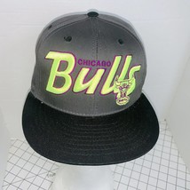 Chicago Bulls Nba ‘47 Brand Hardwood Classics Grey/black Snapback Hat Cap Unworn - £23.35 GBP