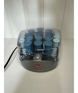 Conair Compact 20 Multi Size Blue Hot Rollers w/Clips HS34X Works - $23.46 CAD