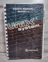 Unix System User&#39;s Manual Release 5.0 Western Electric Bel Laboratories ... - $51.78