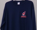 Cleveland Indians Baseball Embroidered Long Sleeve T-Shirt S-6XL, LT-4XL... - $22.49+