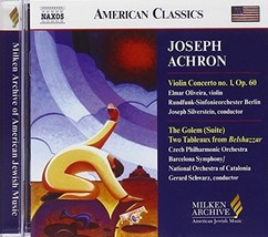 Joseph Achron: Violin Concerto/Golem Suite (Milken Archive of American Jewish Mu - £5.65 GBP