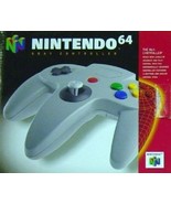 Nintendo 64 Controller Grey Great condition Fast Shipping - $26.94