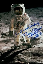 Buzz Aldrin &quot;First Lunar Landing&quot; Apollo 11 Autographed 4X6 Photograph Reprint - £6.26 GBP