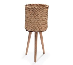 Burton+BURTON Bamboo Planter with Legs - £39.16 GBP