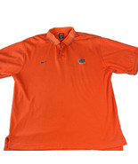 Nike Florida Gators Men&#39;s Large Dri-Fit Short sleeve Polo Shirt Orange F... - £6.93 GBP