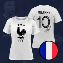 France Mbappe Champions 3 Stars FIFA World Cup Qatar 2022 White T-Shirt - £23.52 GBP+