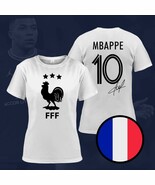 France Mbappe Champions 3 Stars FIFA World Cup Qatar 2022 White T-Shirt - $41.01 CAD+