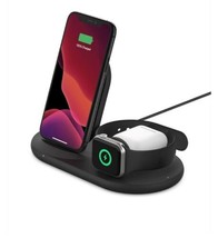 Belkin 3-in-1 Wireless Charger Fast Charging Stand for Apple iPhone - $58.41