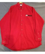 Ohio State Shirt Large Buckeyes Red Athletic Button Down Long Sleeve Men... - $27.06 CAD