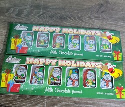 (2) Palmer Happy Holiday Milk Chocolate Flavored Candy 1.5oz New See Below - €12,61 EUR