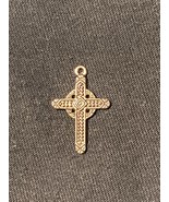 Black &amp; Silver Tone Cross Crucifix Pendant 1 Inch - $13.72 CAD