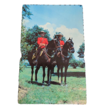 Postcard Royal Canadian Mounted Police Chrome Scalloped Edge Vintage Unp... - £8.24 GBP