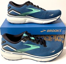 Brooks Ghost 15 Men&#39;s Size 8 Running Shoes Moroccan Blue/Spring Bud - £58.62 GBP