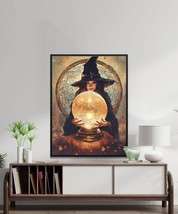 Wicked Spell From Beautiful Witch Halloween Wall Art Poster, Halloween Gift - £12.06 GBP