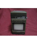 VINTAGE Sony Mega Watchman FD-500 Portable TV FM/AM Radio For Parts - $41.14 CAD