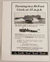 1929 Print Ad Dyer Motorcraft 21&#39; Boats East Greenwich,Rhode Island - £7.73 GBP