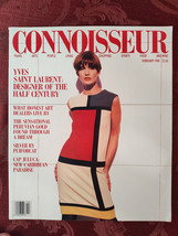 CONNOISSEUR Magazine February 1990 Yves Saint Laurent Olaf Bar Isadore S... - £12.91 GBP