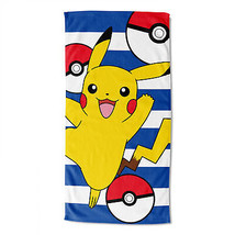 Pokemon Beach Pikachu 30&quot;x60&quot; Beach Towel Multi-Color - $30.98