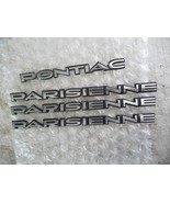 PONTIAC PARISIENNE TRIM EMBLEM &#39;s USED OEM 1981 1982 1983 1984 1985 4 pc... - $3,319.42 MXN