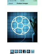 Soccer Neon Sign, Dimmable LED Neon Signs for Wall Decor, Football LED N... - $376.15 MXN