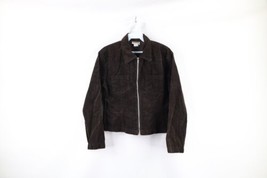 Vintage 90s Streetwear Womens S Double Pocket Corduroy Full Zip Shirt Jacket USA - £62.28 GBP